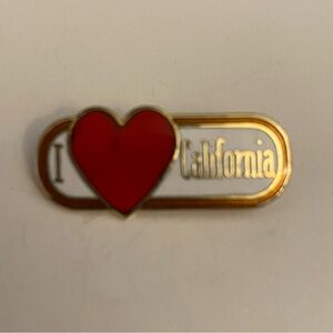 I Love California Pin